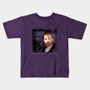 BRAM STOKER, GOTHIC WRITER OF DRACULA Kids T-Shirt